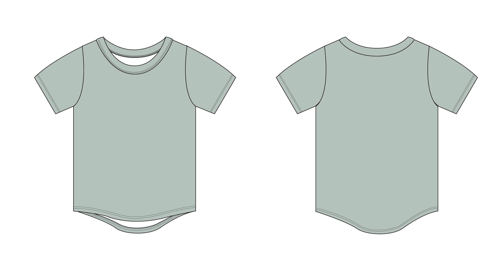 Everyday Tee - Winter Mint Blush Lotus
