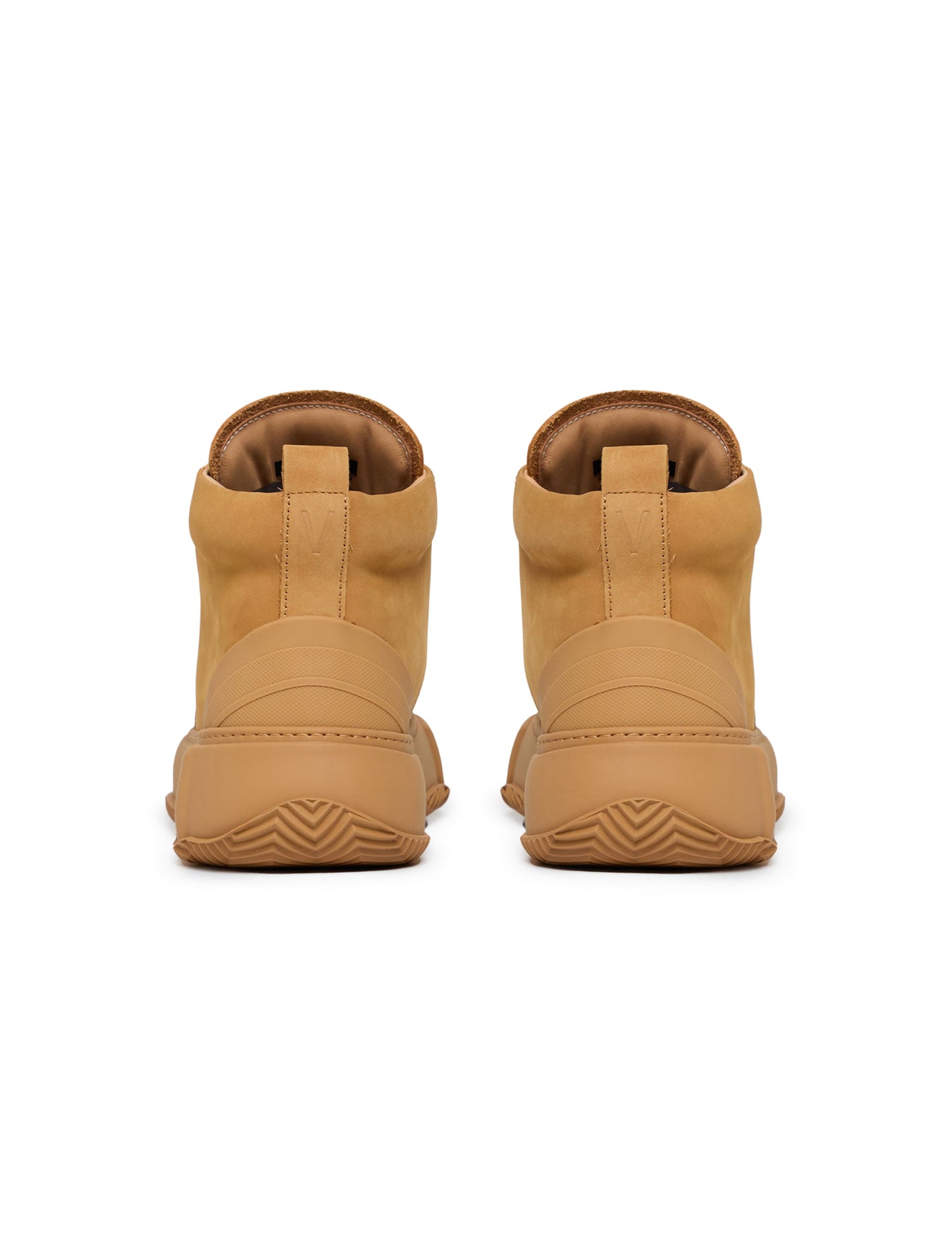 Valabasas "Vision" High Top Shoes - Tan Leather Denim Exchange