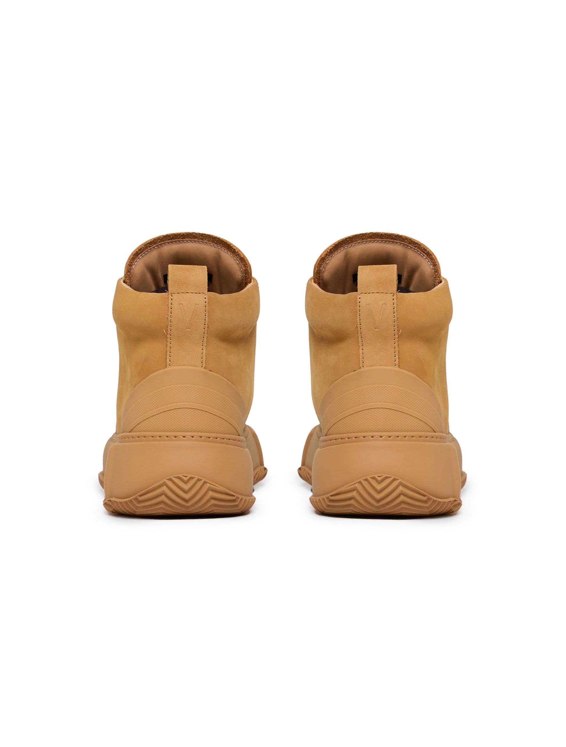 Valabasas "Vision" High Top Shoes - Tan Leather Denim Exchange