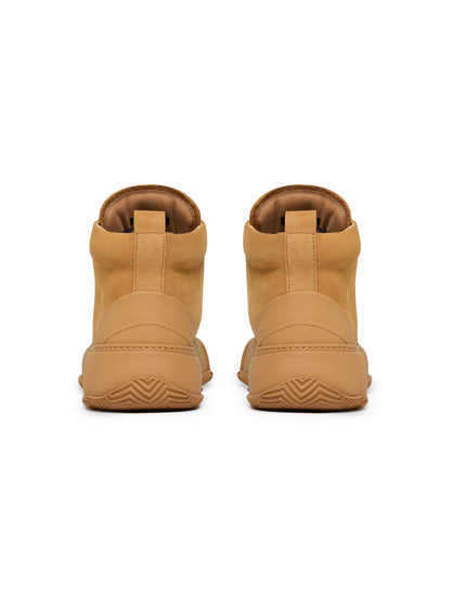 Valabasas "Vision" High Top Shoes - Tan Leather Denim Exchange