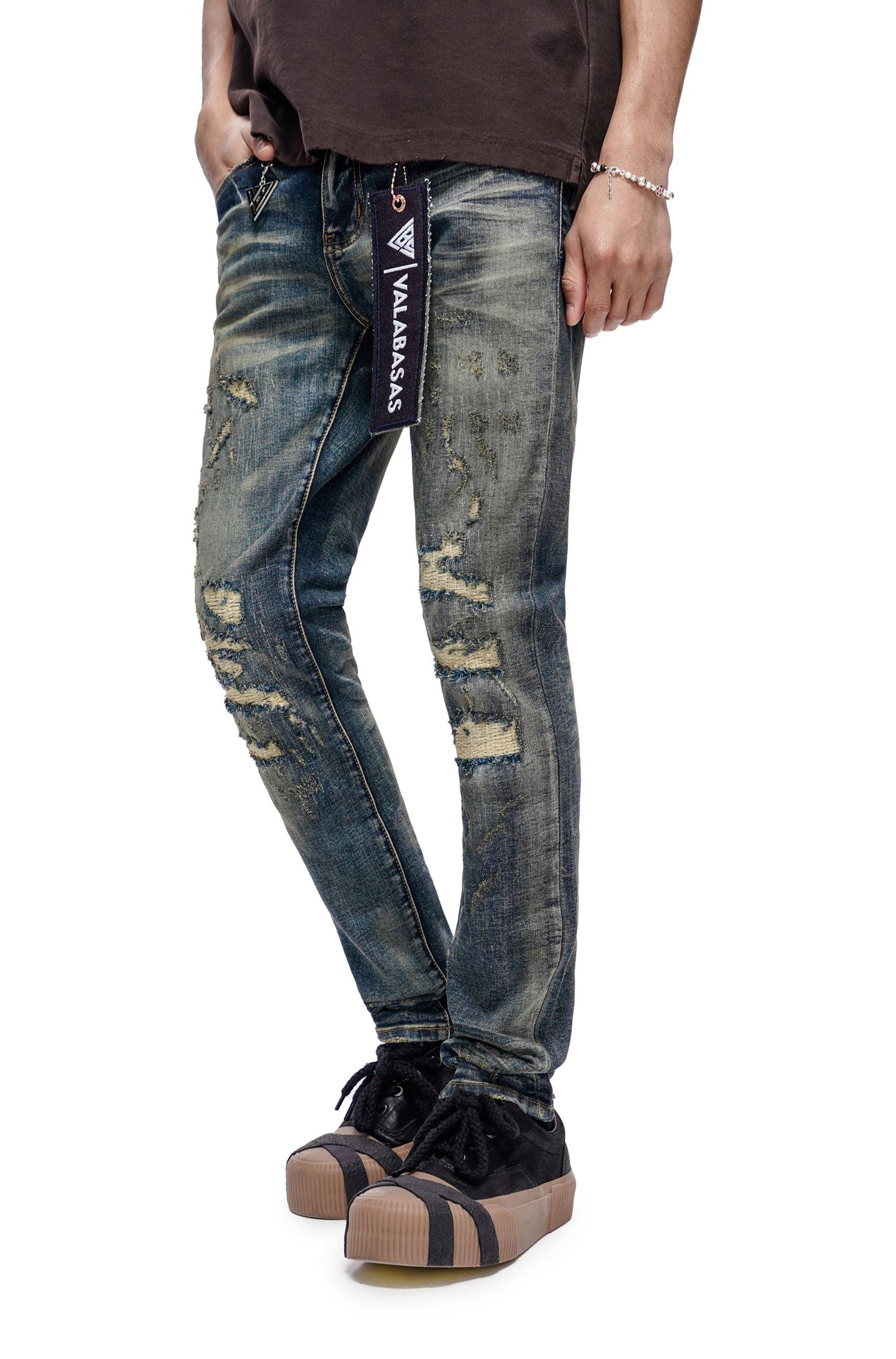 Valabasas Leader Skinny Jean - Dark Blue Vintage Denim Exchange