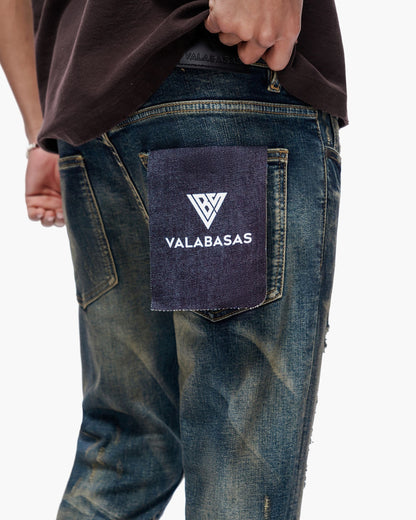 Valabasas Leader Skinny Jean - Dark Blue Vintage Denim Exchange