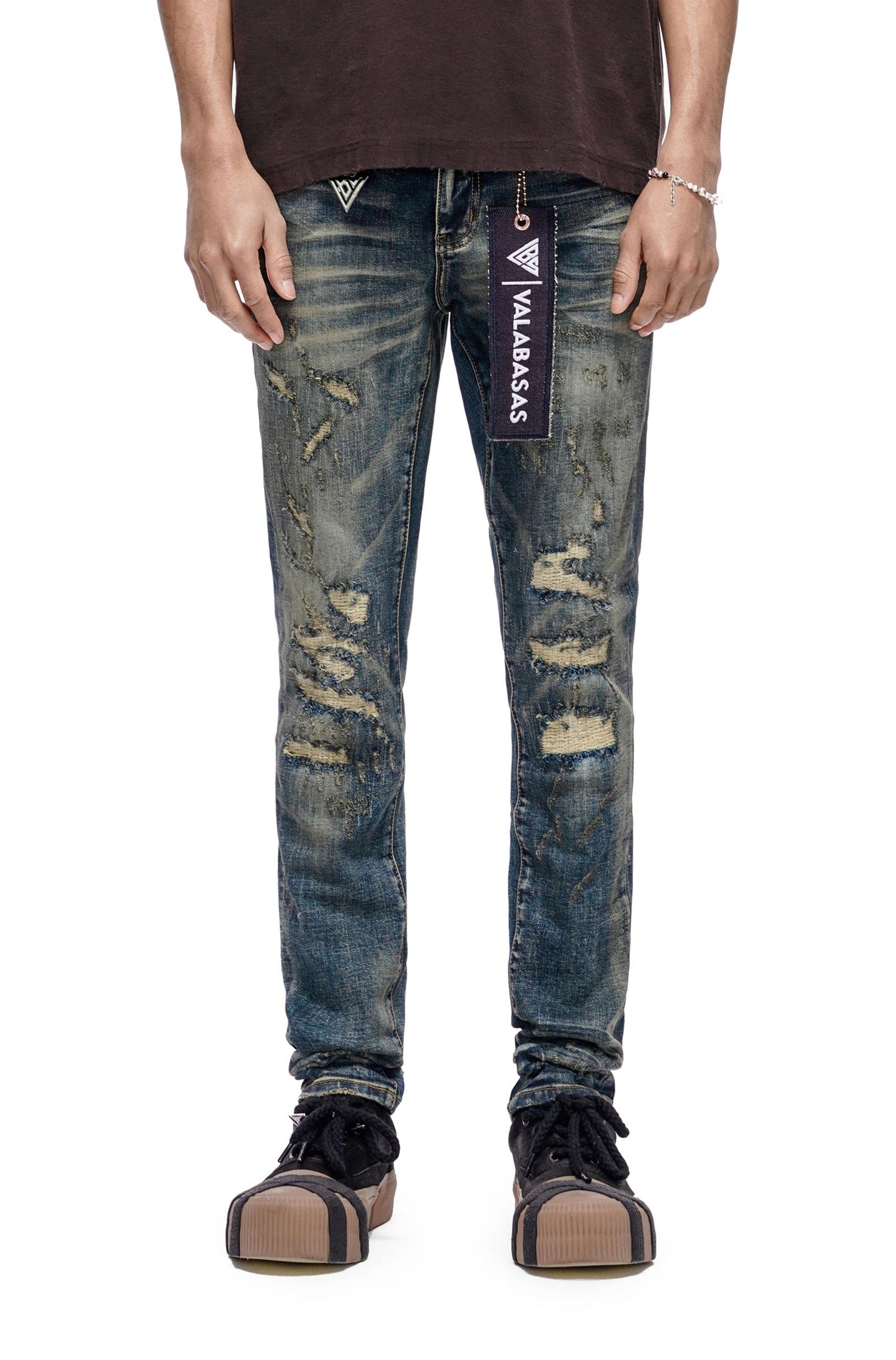 Valabasas Leader Skinny Jean - Dark Blue Vintage Denim Exchange