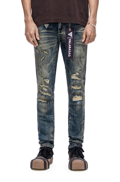 Valabasas Leader Skinny Jean - Dark Blue Vintage Denim Exchange