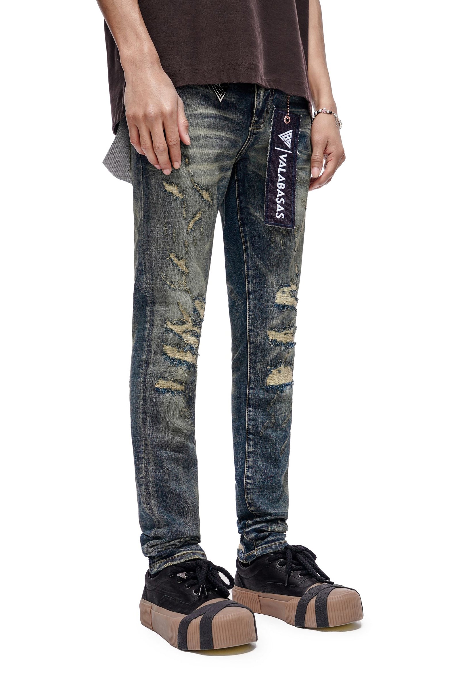 Valabasas Leader Skinny Jean - Dark Blue Vintage Denim Exchange