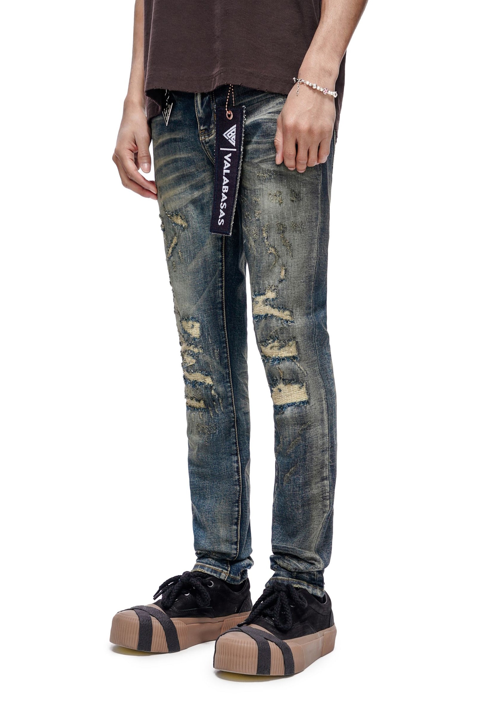 Valabasas Leader Skinny Jean - Dark Blue Vintage Denim Exchange