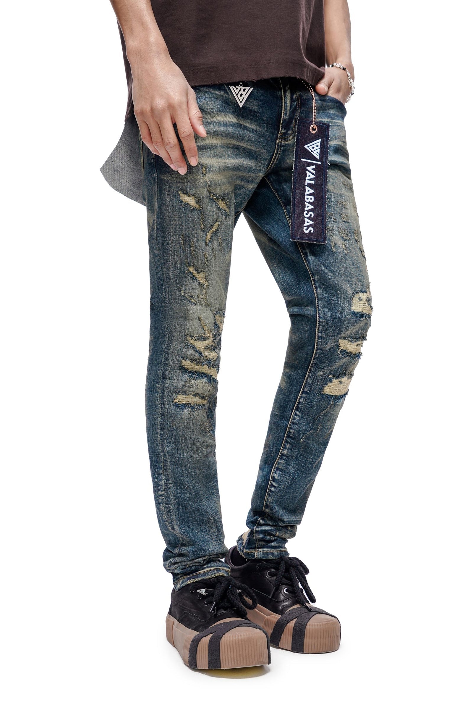 Valabasas Leader Skinny Jean - Dark Blue Vintage Denim Exchange