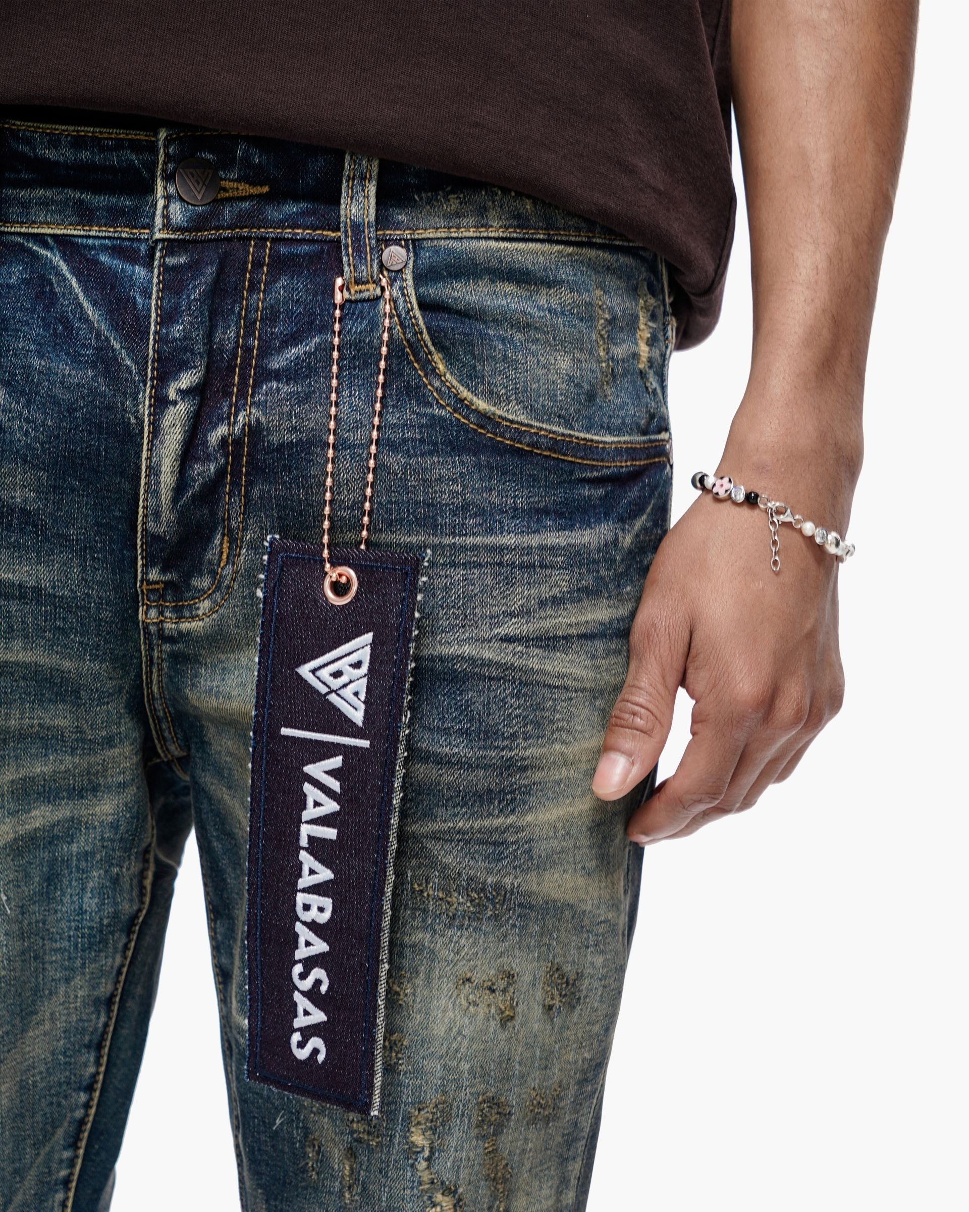 Valabasas Leader Skinny Jean - Dark Blue Vintage Denim Exchange