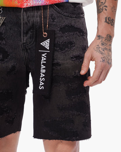 Valabasas Incise Jorts - Grey Wash Denim Exchange