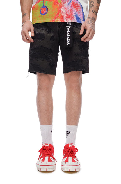 Valabasas Incise Jorts - Grey Wash Denim Exchange