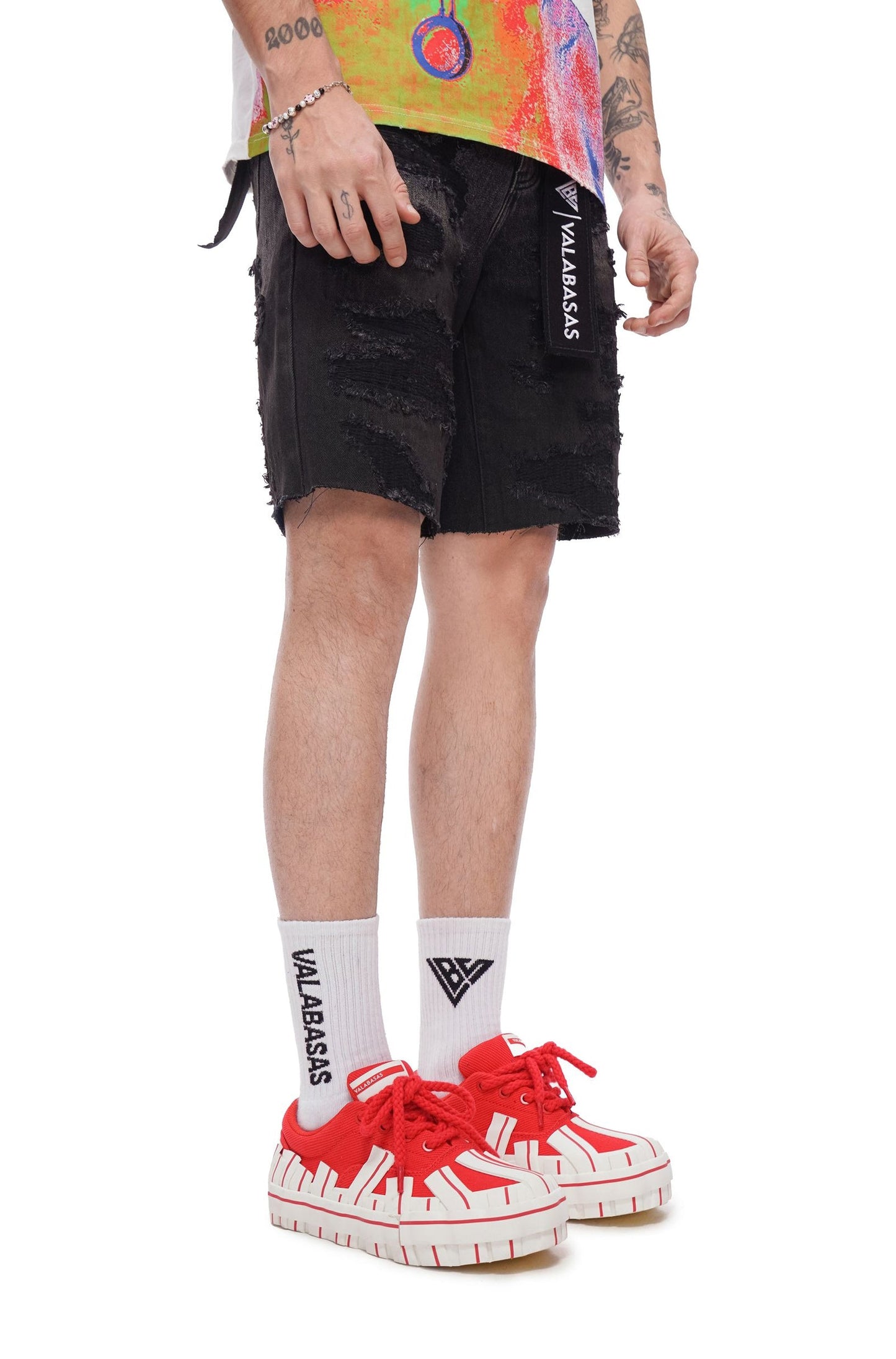 Valabasas Incise Jorts - Grey Wash Denim Exchange