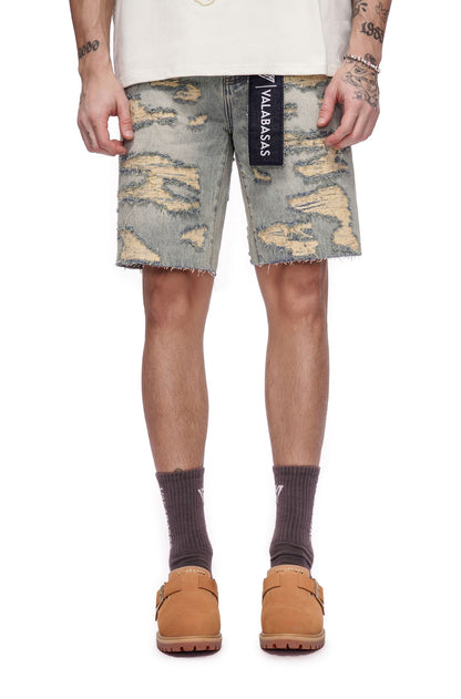 Valabasas Incise Jorts - Vintage Wash Denim Exchange