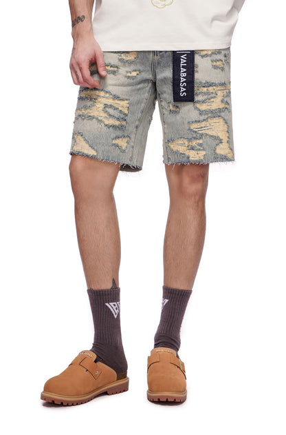 Valabasas Incise Jorts - Vintage Wash Denim Exchange