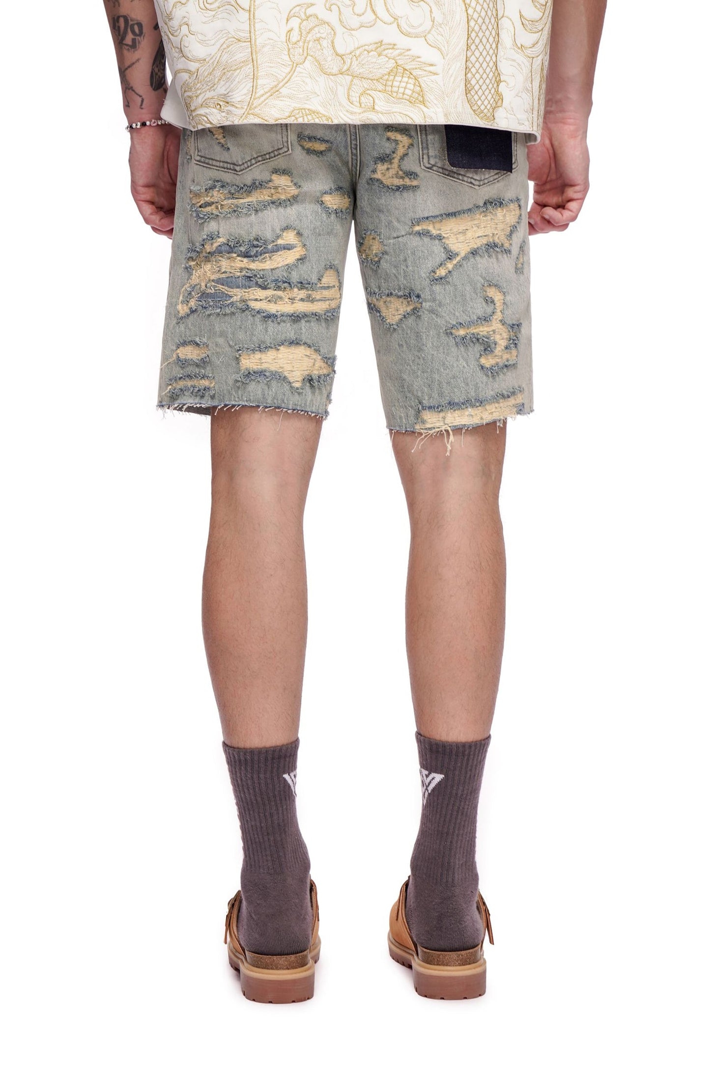 Valabasas Incise Jorts - Vintage Wash Denim Exchange