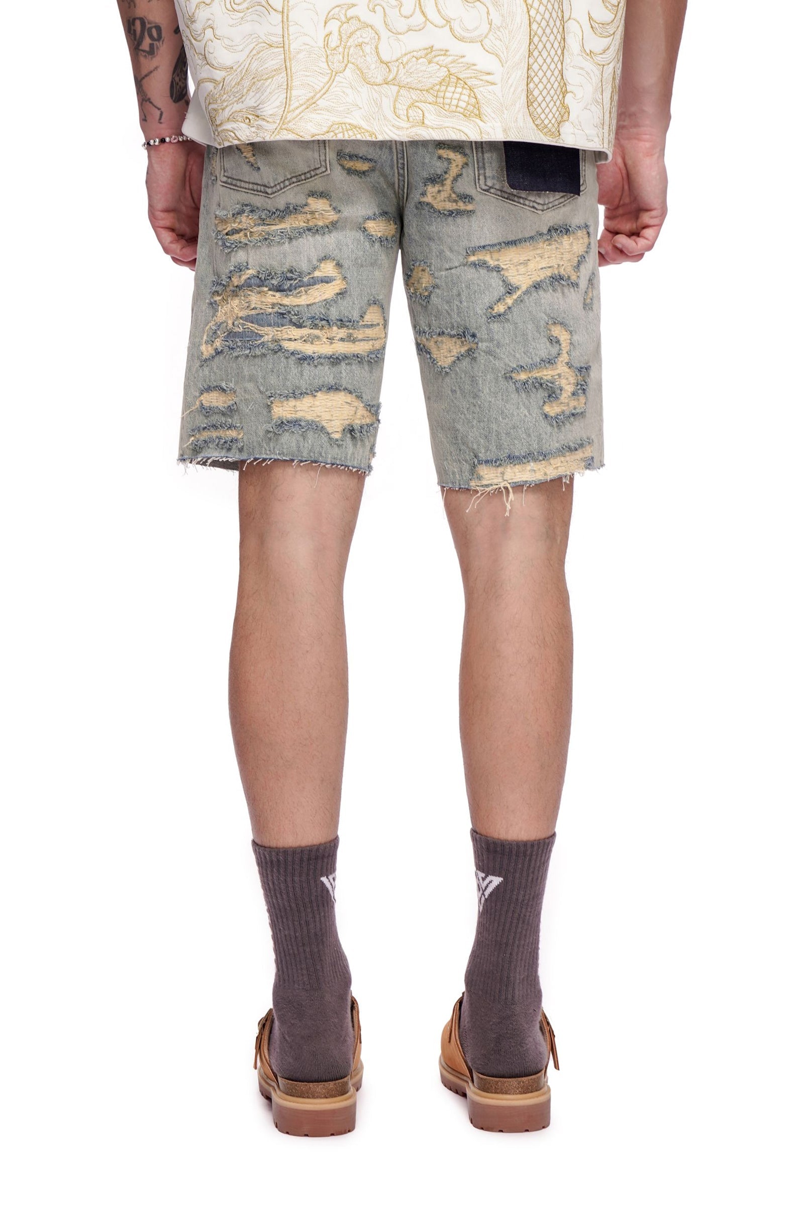 Valabasas Incise Jorts - Vintage Wash Denim Exchange