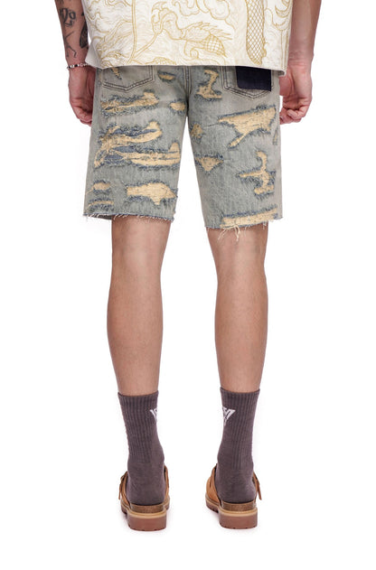 Valabasas Incise Jorts - Vintage Wash Denim Exchange
