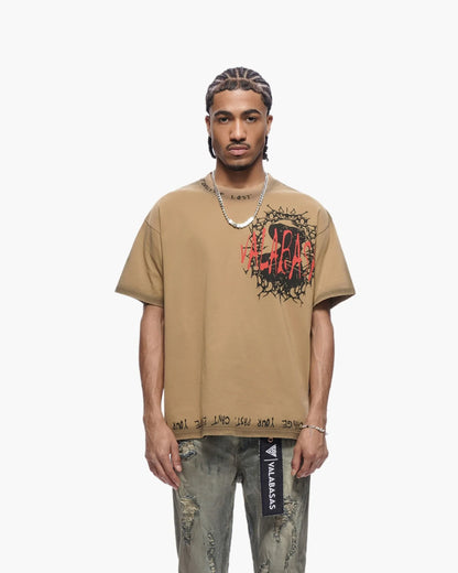 Valabasas Escape Tee - Khaki Denim Exchange