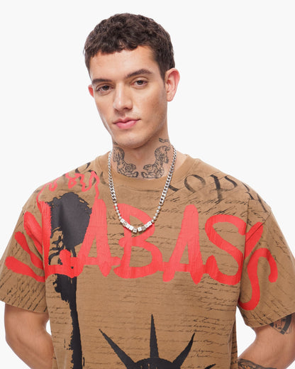 Valabasas Freedom Tee - Khaki Denim Exchange