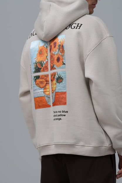 Van Gogh "Sunflowers" Graphic Hoodie Withinblack