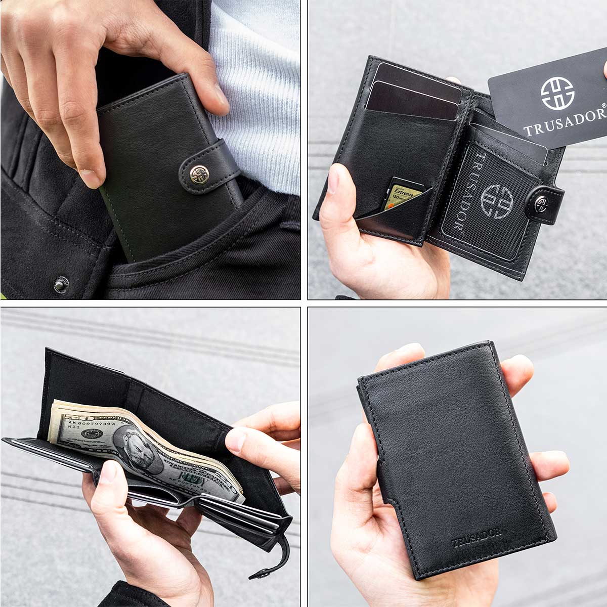 Venice Functional Trifold Wallet Trusador