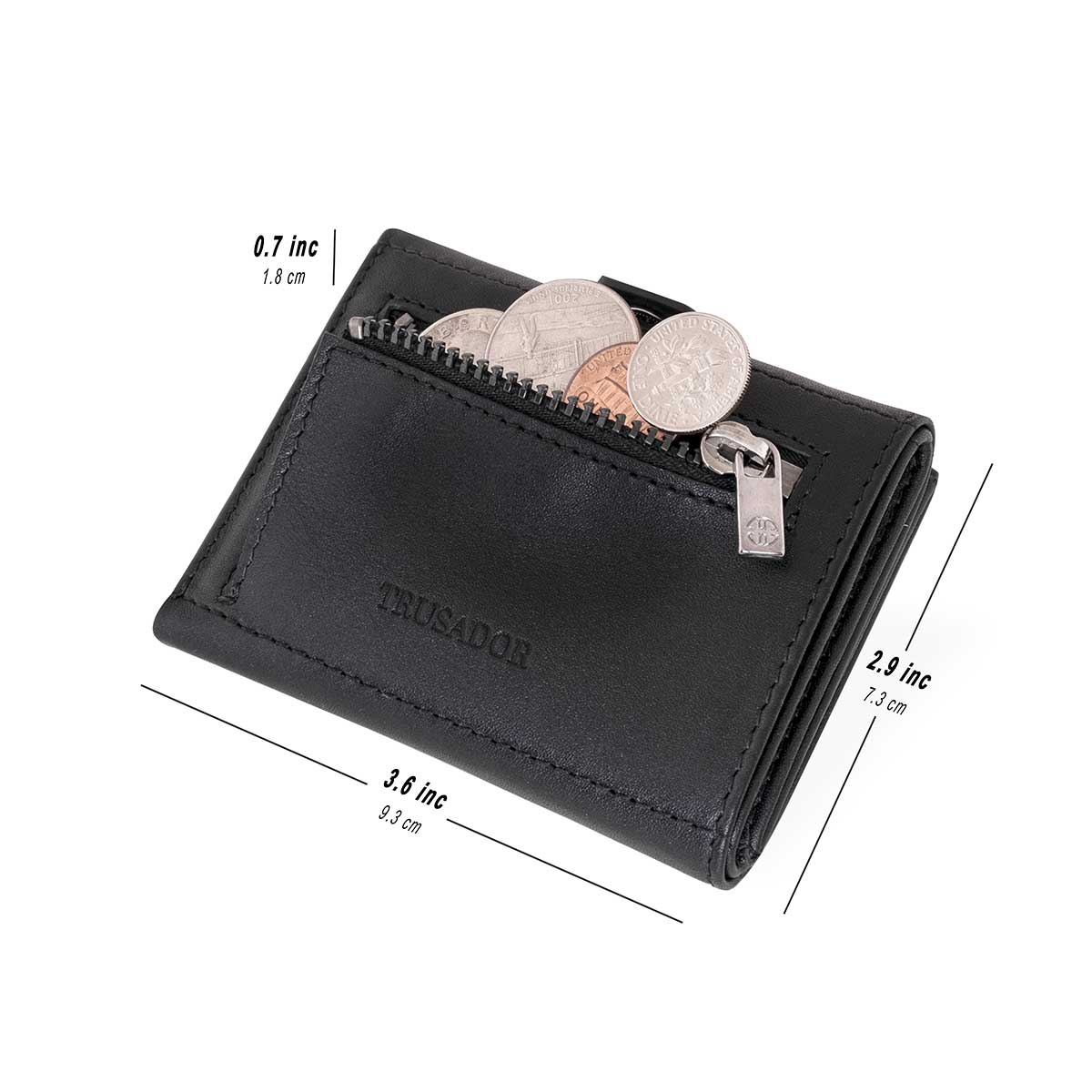 Verona Air Tag With Coin Pocket Trusador