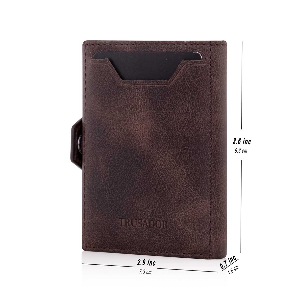 Verona AirTag Leather Wallet Trusador