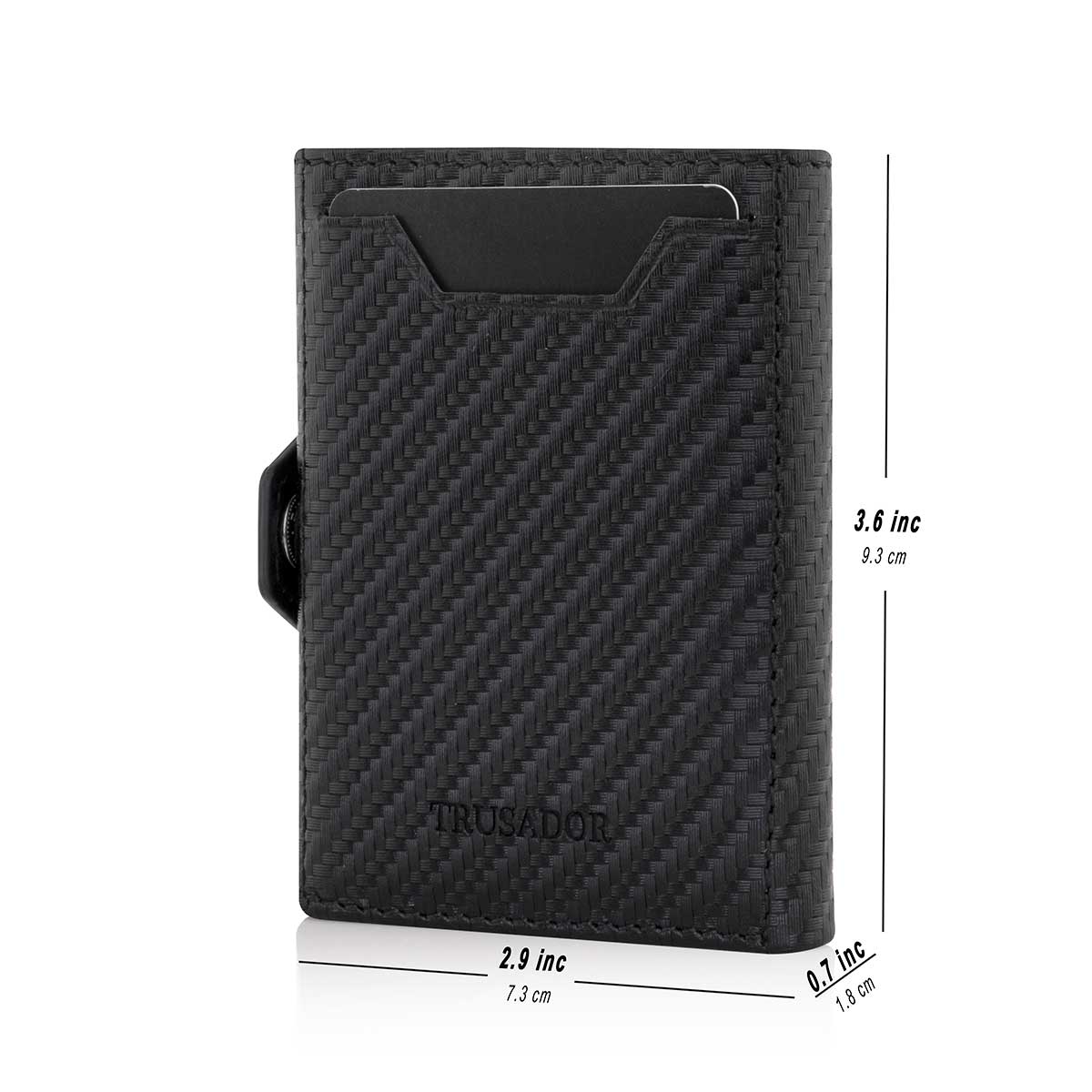 Verona AirTag Leather Wallet Trusador