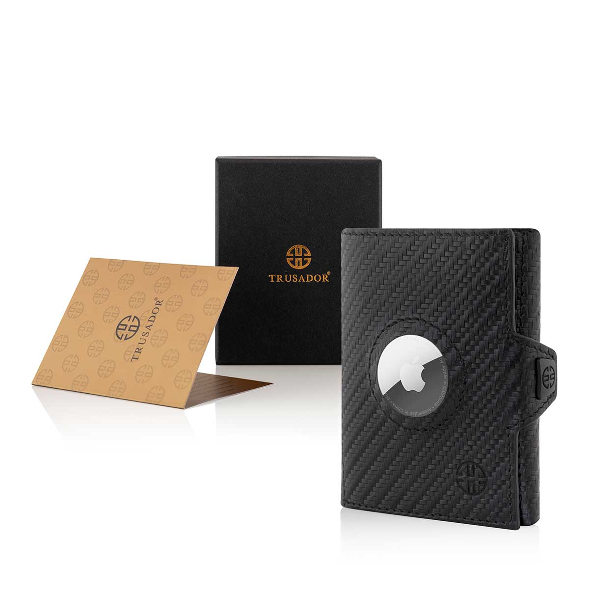 Verona AirTag Leather Wallet Trusador