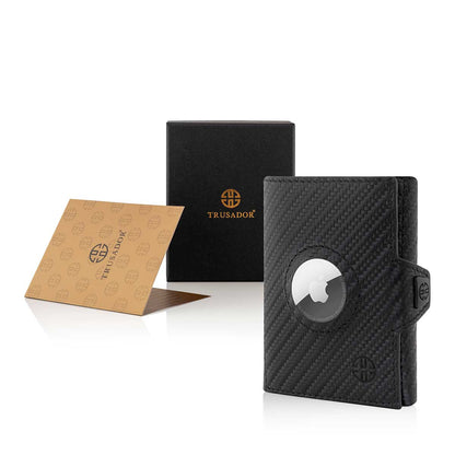 Verona AirTag Leather Wallet Trusador