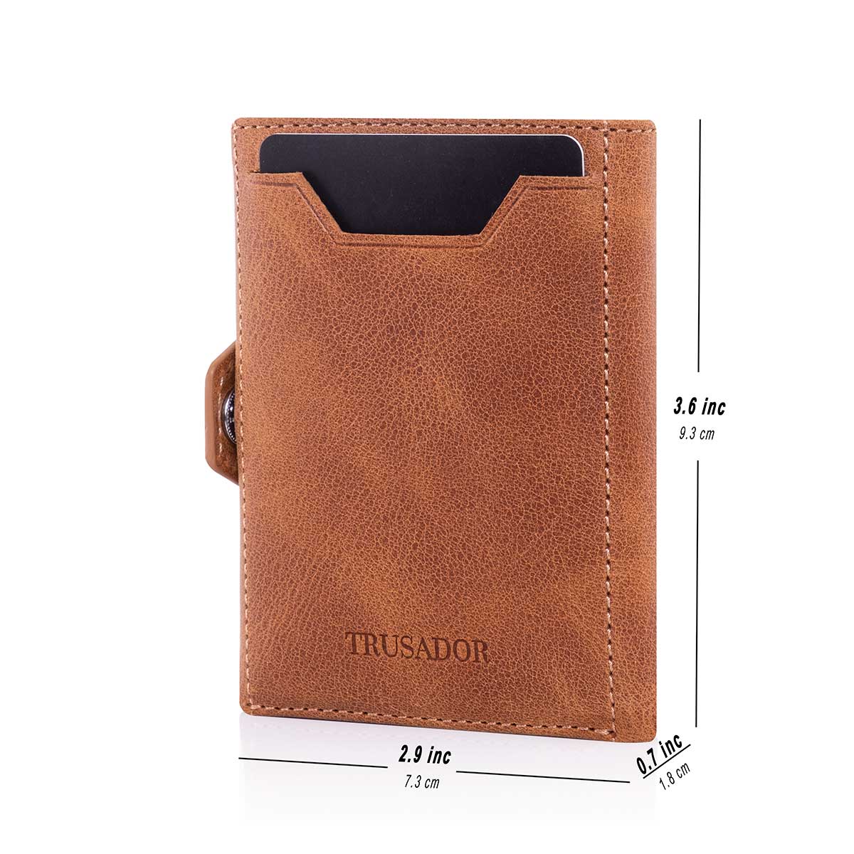 Verona AirTag Leather Wallet Trusador