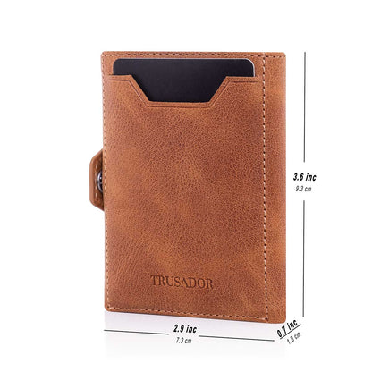 Verona AirTag Leather Wallet Trusador