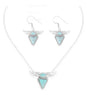Desert Heart Turquoise Necklace and Earring Set Country in My Heart