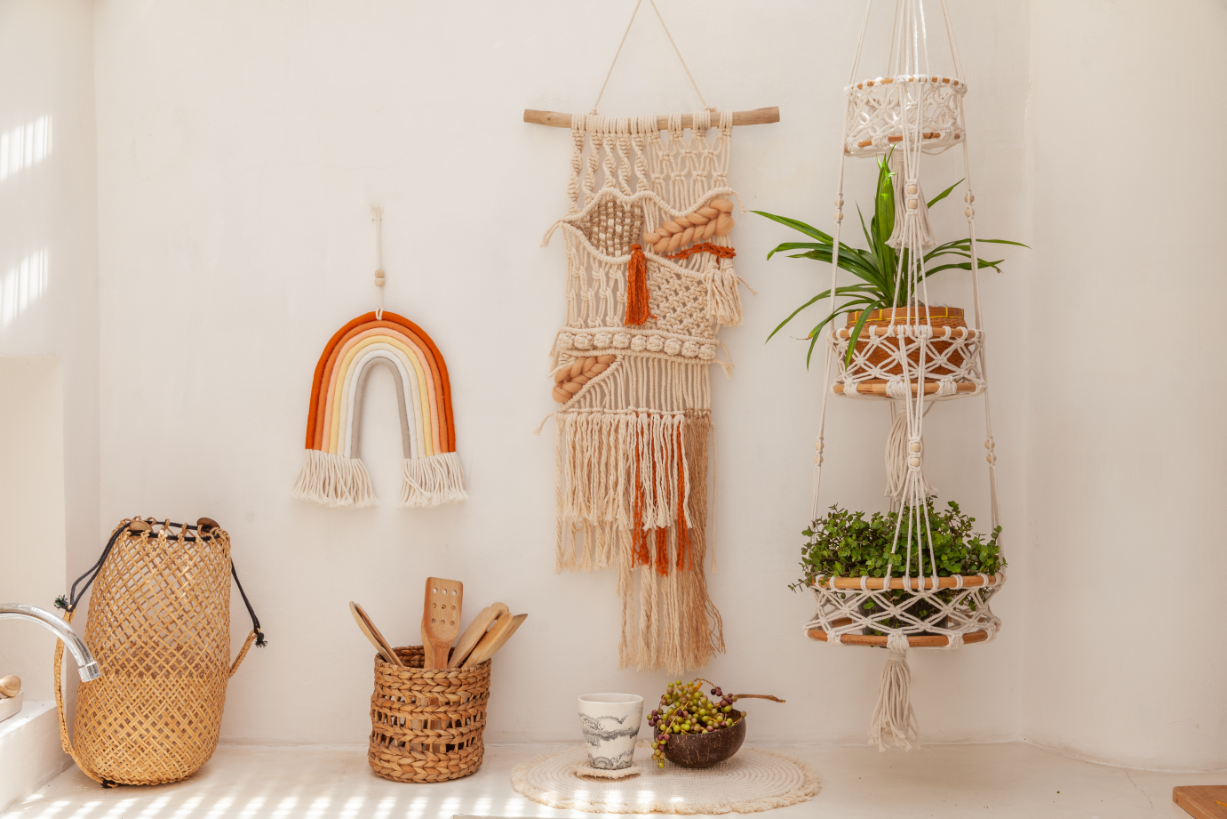 Terra Macraweave Wall Hanging Village Thrive
