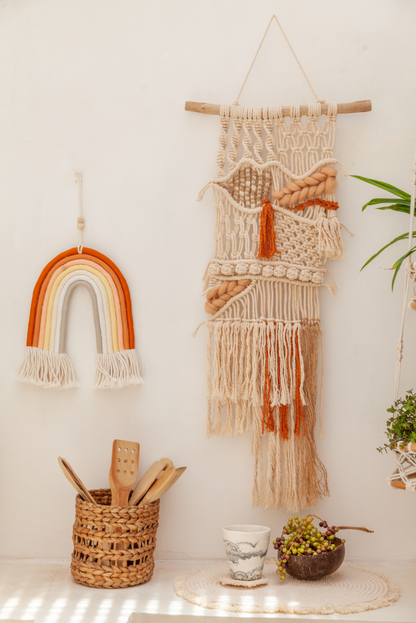 Terra Macraweave Wall Hanging Village Thrive