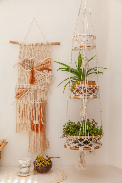 Terra Macraweave Wall Hanging Village Thrive