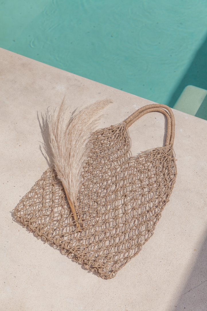 Natural Net Market Tote Village Thrive