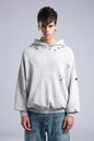 Vintage Distressed Hoodie - Oversized Washed Pullover Sweatshirt Withinblack