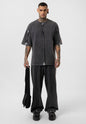 Vintage Washed Look Oversized Tracksuit Set Withinblack