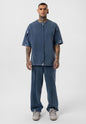 Vintage Washed Look Oversized Tracksuit Set Withinblack