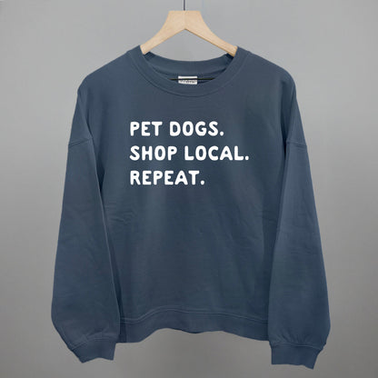 Pet Dogs. Shop Local. Repeat. Ivy + Cloth