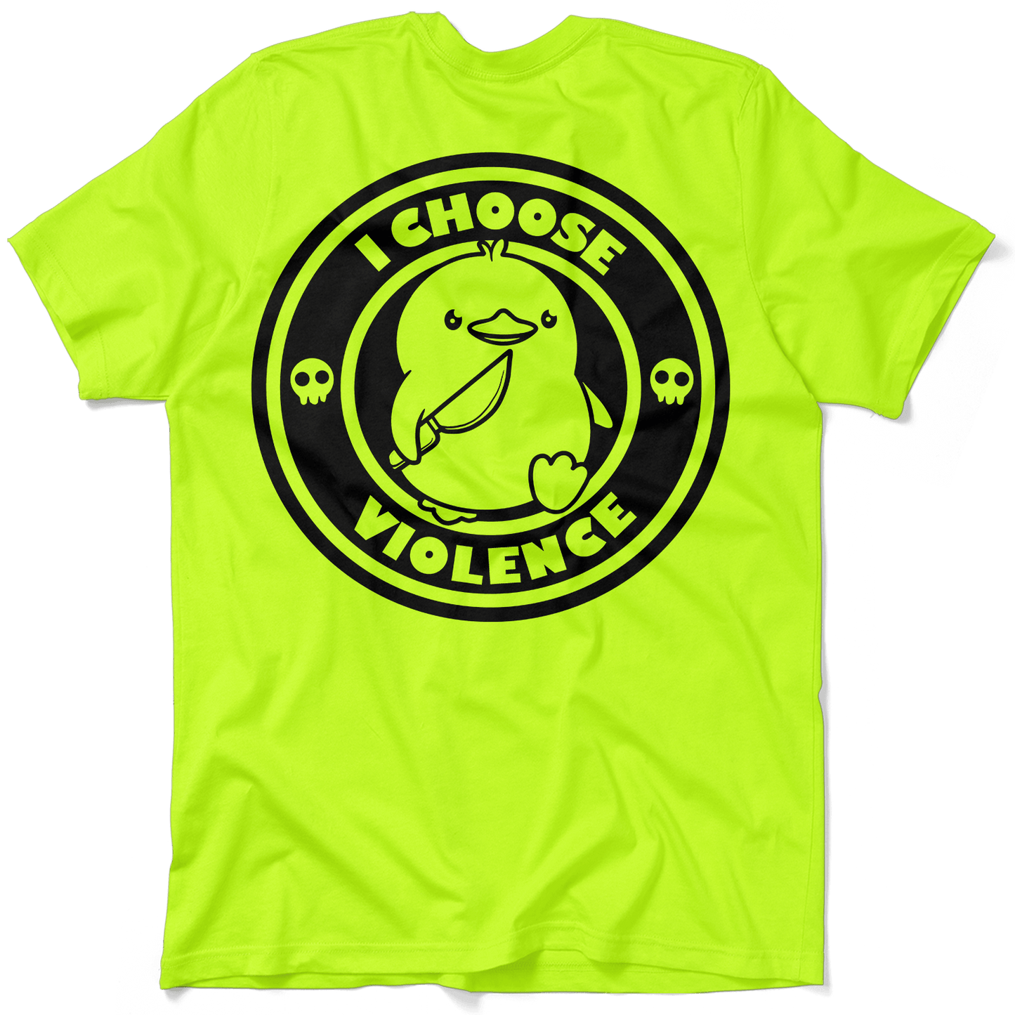 Violence - Safety Yellow T-Shirt Armed American Supply
