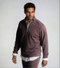 Voey Quarter Zip Sweatshirt - Espresso Buki