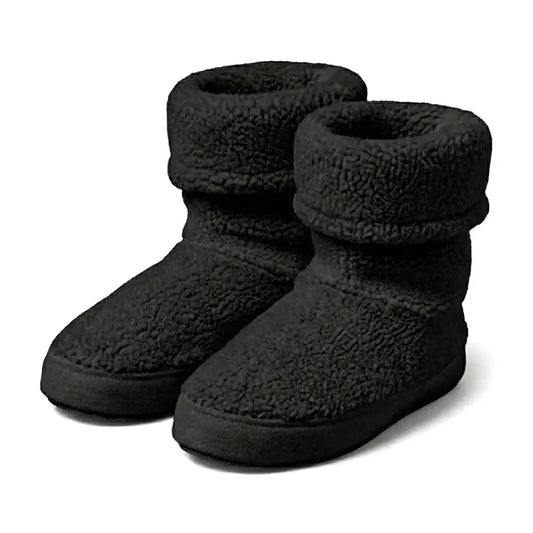 Polar Feet Men's Snugs - Black Berber Polar Feet® LLC