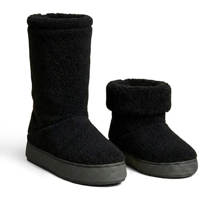 Polar Feet Women's Snugs - Black Berber Polar Feet® LLC