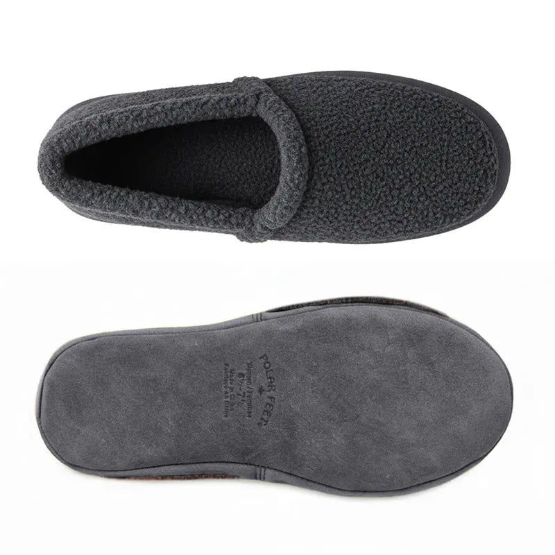 Polar Feet Women's Perfect Mocs - Grey Berber Polar Feet® LLC