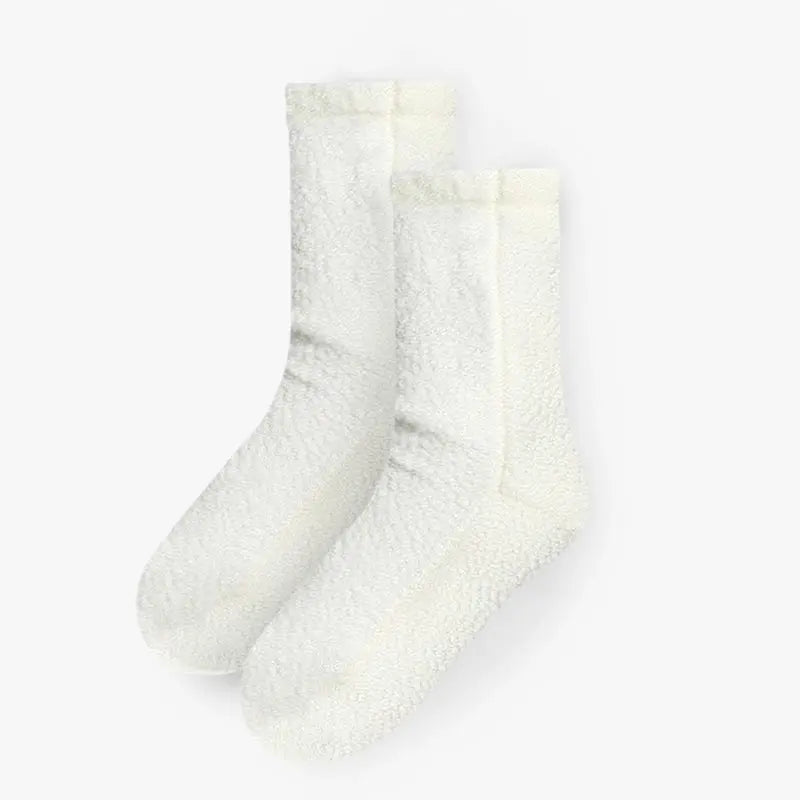 Polar Feet Supersoft Fleece Socks - Cream Polar Feet® LLC