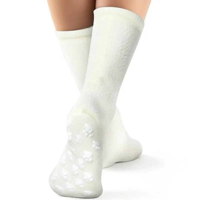 Polar Feet Supersoft Fleece Socks - Cream Polar Feet® LLC