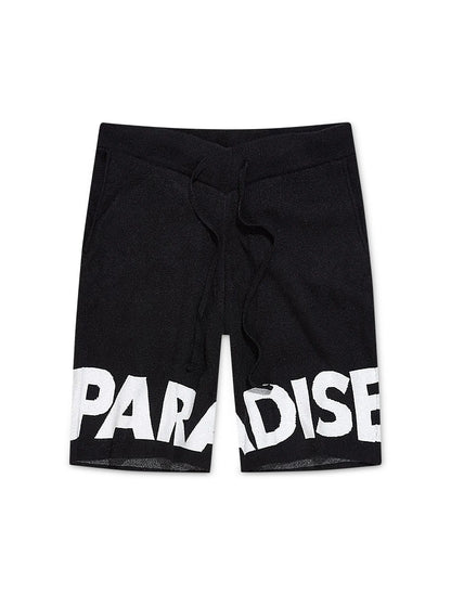 Jordan Craig Paradise Retro Knit Shorts - Black Denim Exchange