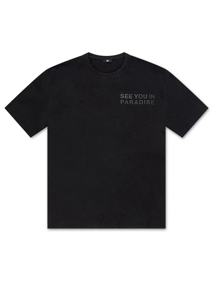 Jordan Craig Paradise Tonal Tee - Black Denim Exchange