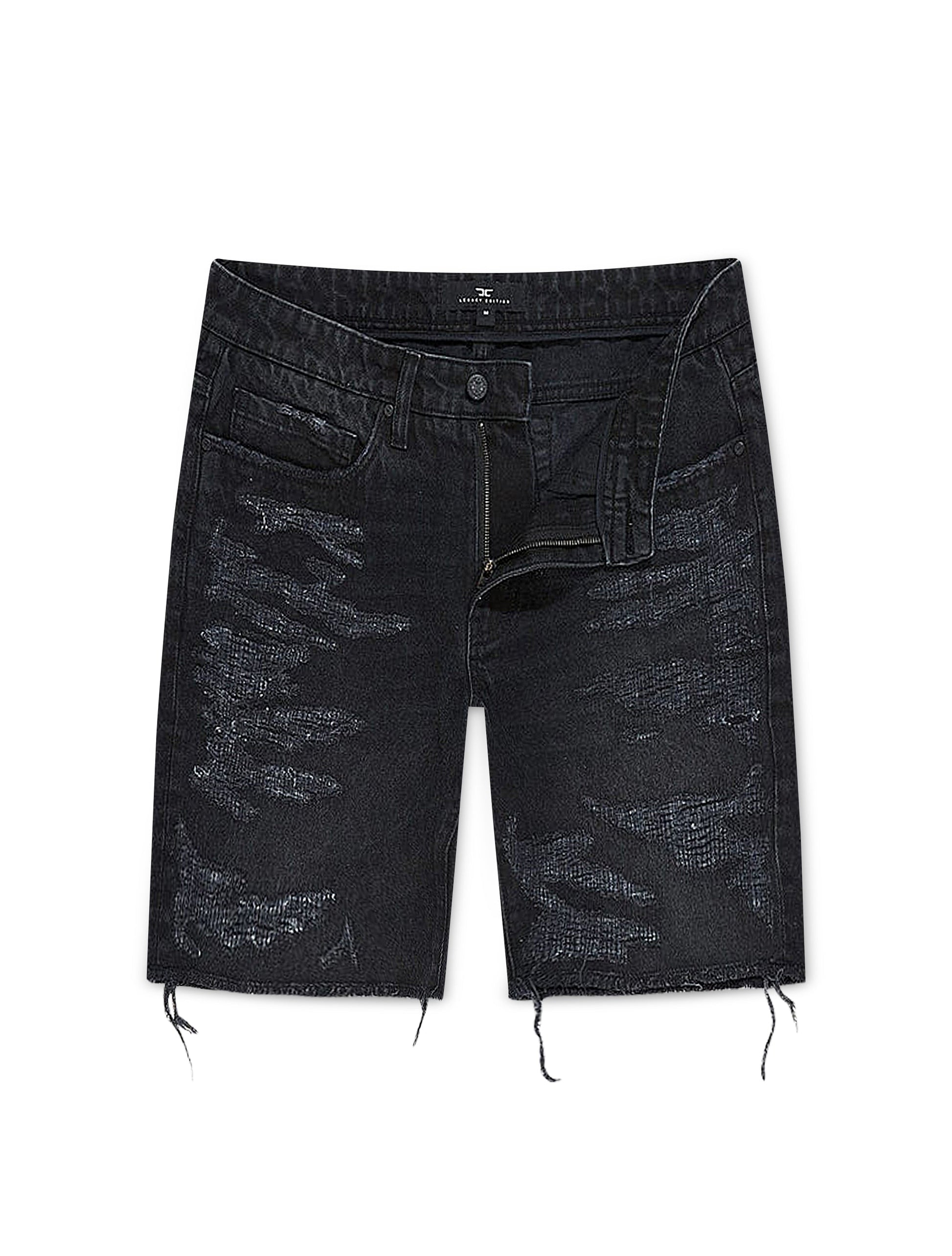 Jordan Craig Riverside Denim Shorts - Black Shadow Denim Exchange